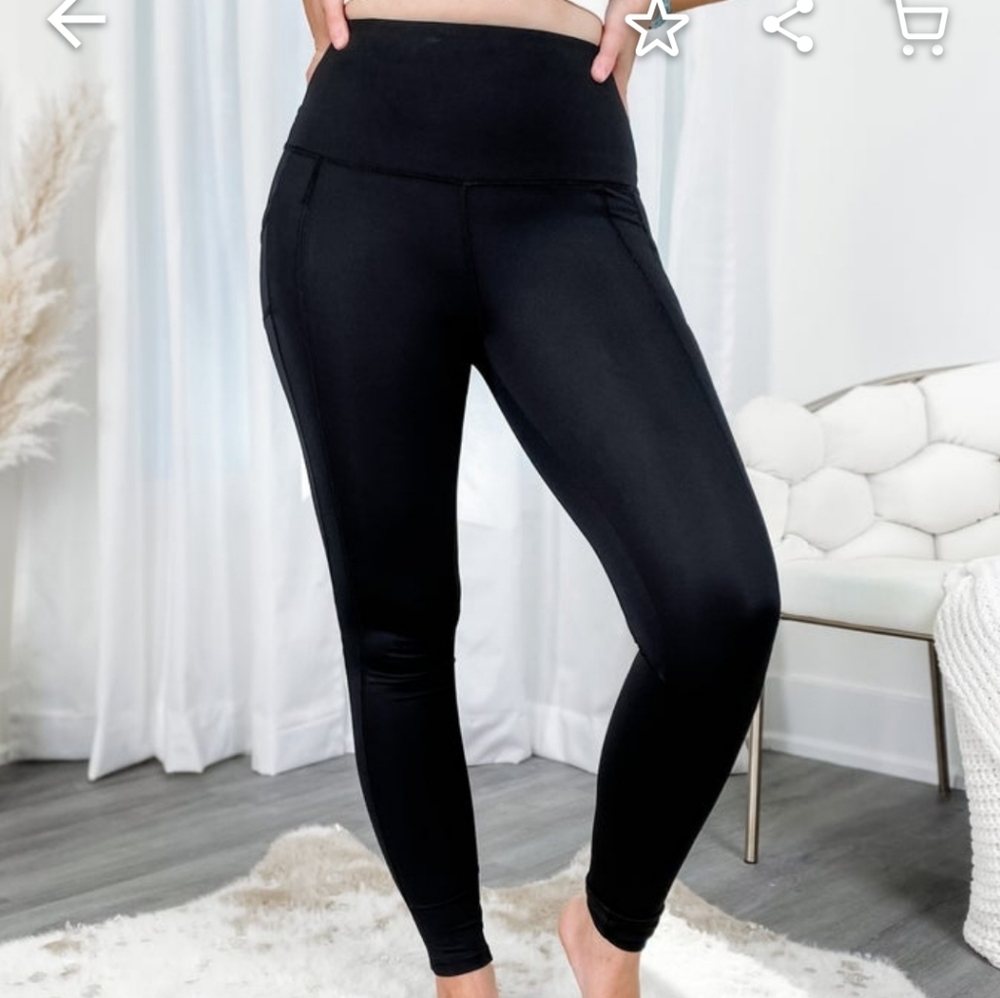 NIB High Waisted White Birch Leggings